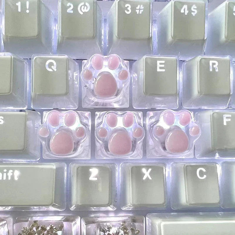Cute Cat Paw Keyboard Keycap